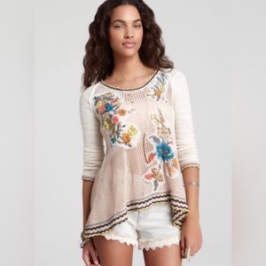 Free people Menagerie hooded sweater